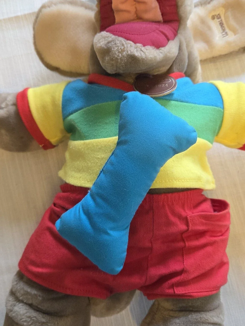 Vtg. Ganz Wrinkles Talking Puppet Dog.   Working